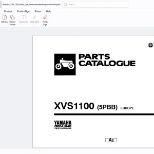 Yamaha XVS1100(EPBBB) Parts Manual - PDF DOWNLOAD