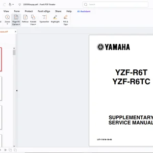 Yamaha YZF-R6T YZF-R6TC Service Manual - PDF DOWNLOAD