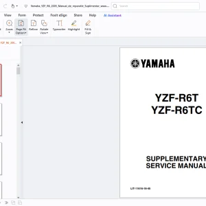 Yamaha YZF-R6T YZF-R6TC Service Manual - PDF DOWNLOAD