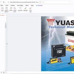 Yuasa Battery Basics Technical Manual - PDF DOWNLOAD