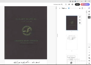 Aircraft B-24D Airplane Flight Manual 1942 - PDF