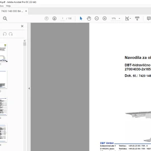 CAT DBT-hidravlično podporje 2700/4030-2x1655-1750 Navodila za obratovanje - PDF DOWNLOAD