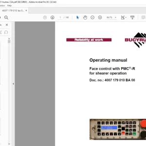 CAT Face control with PMC-R shearer operation Operating Manual - PDF DOWNLOAD