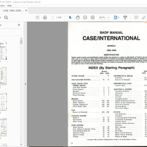 Case International 1896-2096 Shop Manual - PDF DOWNLOAD