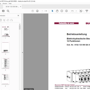 Cat BUCYRUS Elektrohydraulische Steuereinheit, 10 Funktionen Betriebsanleitung - PDF DOWNLOAD