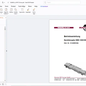 Cat Bucyrus Bandübergabe SMB-1200/3000 Betriebsanleitung - PDF