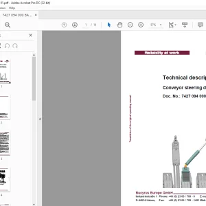 Cat Bucyrus Conveyor steering device Technical Manual - PDF DOWNLOAD