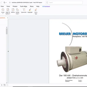Cat Der 160 kW - Drehstrommotor dDKR550FA13-4 EN Betriebsanleitung - PDF
