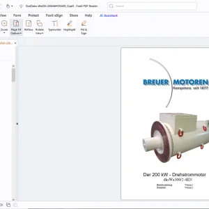 Cat Der 200 kW - Drehstrommotor dksWa500/2-4EN Betriebsanleitung - PDF