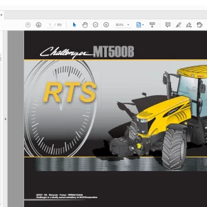 Challenger MT500B Engine Parts Manual  - PDF DOWNLAOD