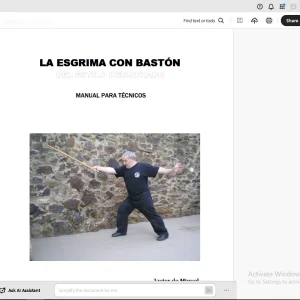 De Miguel Santos José Javier-La esgrima con bastón del estilo kenjukabo Manual para técnicos - 2014- PDF