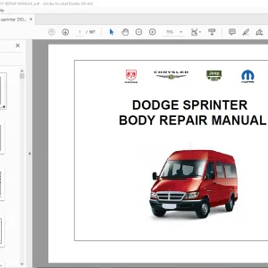 Dodge Sprinter Body Repair Manual - PDF DOWNLOAD