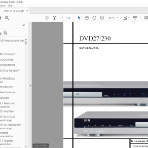 Harman kardon DVD27/230 Service Manual - PDF DOWNLOAD