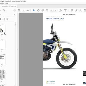 Husqvarma 701 Enduro 2021 Repair  Manual - PDF DOWNLOAD