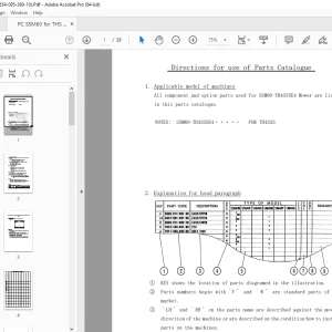 Iseki SSM60-TH4335E4 Mower Parts Manual (8654-095-360-10) - PDF DOWNLOAD