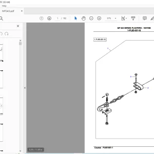 Massey Ferguson MF 543 SERIES PLANTERS 1637296 Parts Manual - PDF