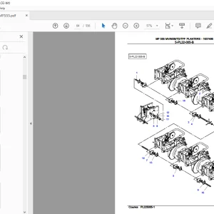 Massey Ferguson MF 555 MV/MSB/TD/TFF PLANTERS Parts Manual PDF