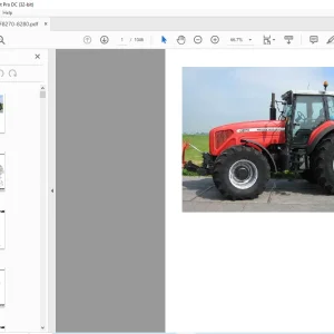 Massey Ferguson MF 8270/8280 Tractor Parts Manual 1637348 - PDF