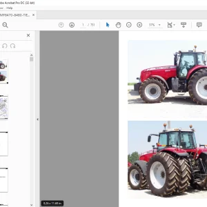 Massey Ferguson MF 8470/8480 TRACTOR(TIER 3)-3906071 Parts Manual - PDF