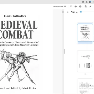 Medieval Combat 2000 Fifteenth-Century of Swordfighting & Close-Quarter Illustrated Manual - PDF