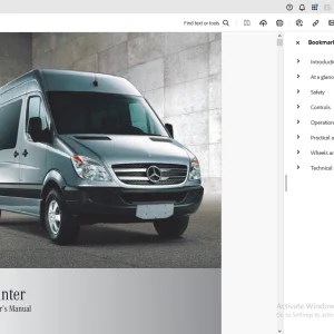 Mercedes-Benz 2010 Sprinter Operators Manual - PDF