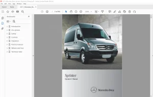 Mercedes-Benz 2011 Sprinter Operators Manual - PDF