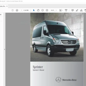 Mercedes-Benz 2011 Sprinter Operators Manual - PDF