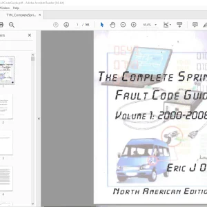 Mercedes-Benz 316CD1/416CD1 Sprinter Fault Code Guide Manual - PDF