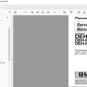 Pioneer DEH-P5050UB/XN/ES DEH-P5050UB/XN/ES1 DEH-P5090UB/XN/ID Service Manual PDF
