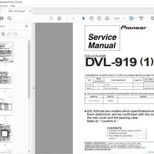 Pioneer DVL-919 (1) DVD LD Player Service Manual - PDF DOWNLOAD