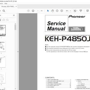 Pioneer KEH-P4850J ES MULTI-CD CONTROL HIGH POWER Service Manual - PDF