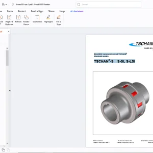 TSCHAN-S S-St, S-LSt Elastická spojka Montážní a provozní návod -PDF