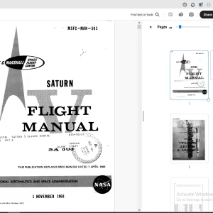 Saturn V SA 503 Flight Manual - PDF DOWNLOAD