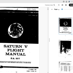 Saturn V SA 507 Flight Manual - PDF DOWNLOAD