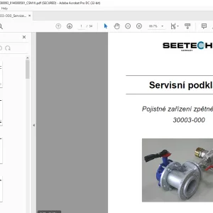 Seetech 30003-000 Pojistné zařízení zpětného toku Servisní Manual - PDF DOWNLOAD