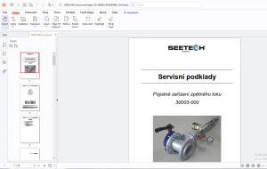 Seetech 30003-000 Pojistné zařízení zpětného toku Servisní podklady  Návod k použití PDF