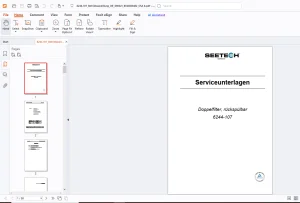 Seetech 6244-107 Doppelfilter, rückspülbar Serviceunterlagen Betriebsanleitung - PDF