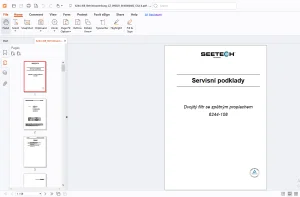 Seetech 6244-108 Dvojitý filtr se zpětným proplachem Servisní podklady Návod k použití - PDF