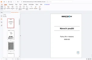 Seetech 6266-002 Pytlový filtr, 4 násobný Návod k použití - PDF