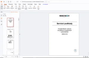Seetech 6452-016 Dvojitá filtrační stanice se zpětným proplachem automatická Servisní podklady Návod k použití - PDF