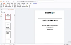 Seetech 6452-016 Rückspülfilterstation 2-fach Automatik Serviceunterlagen Betriebsanleitung - PDF