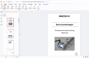 Seetech Rücklaufsicherungseinrichtung 30003-000 Serviceunterlagen Betriebsanleitung - PDF