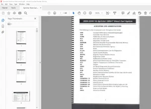 Sprinter 2004-2006 VA OM647 Diesel Fuel System Electrical Manual - PDF