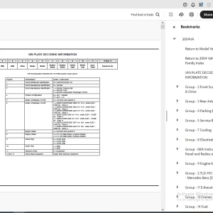 Sprinter 2004 VA Parts Manual - PDF DOWNLOAD