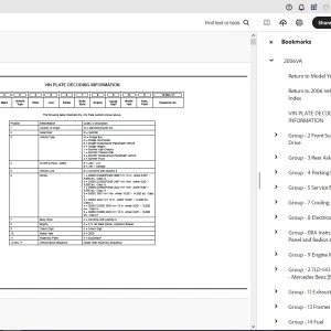 Sprinter 2006 VA Parts Manual - PDF DOWNLOAD