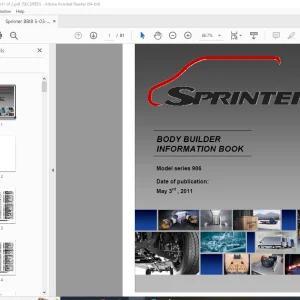Sprinter 906 Series Body Builder Information Manual - PDF DOWNLOAD