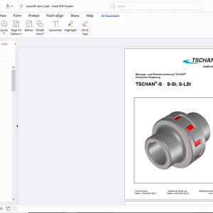 TSCHAN-S S-St, S-LSt Elastische Kupplung Montage- und Betriebsanleitung - PDF