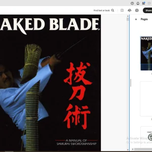 Toshishiro Obata 1986 Naked Blade A Manual of Samurai Swordsmanship - PDF