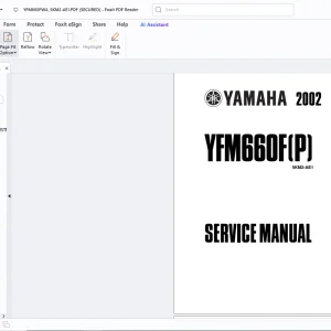 Yamaha 2002 YFM660F(P) 5KM2-AE1 Service Manual - PDF