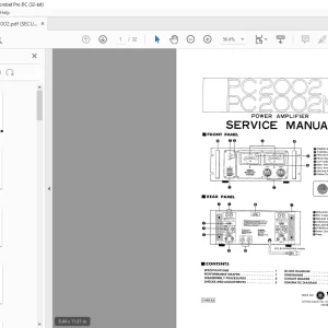 Yamaha PC2002 PC2002M Power Amplifier Service Manual - PDF DOWNLOAD